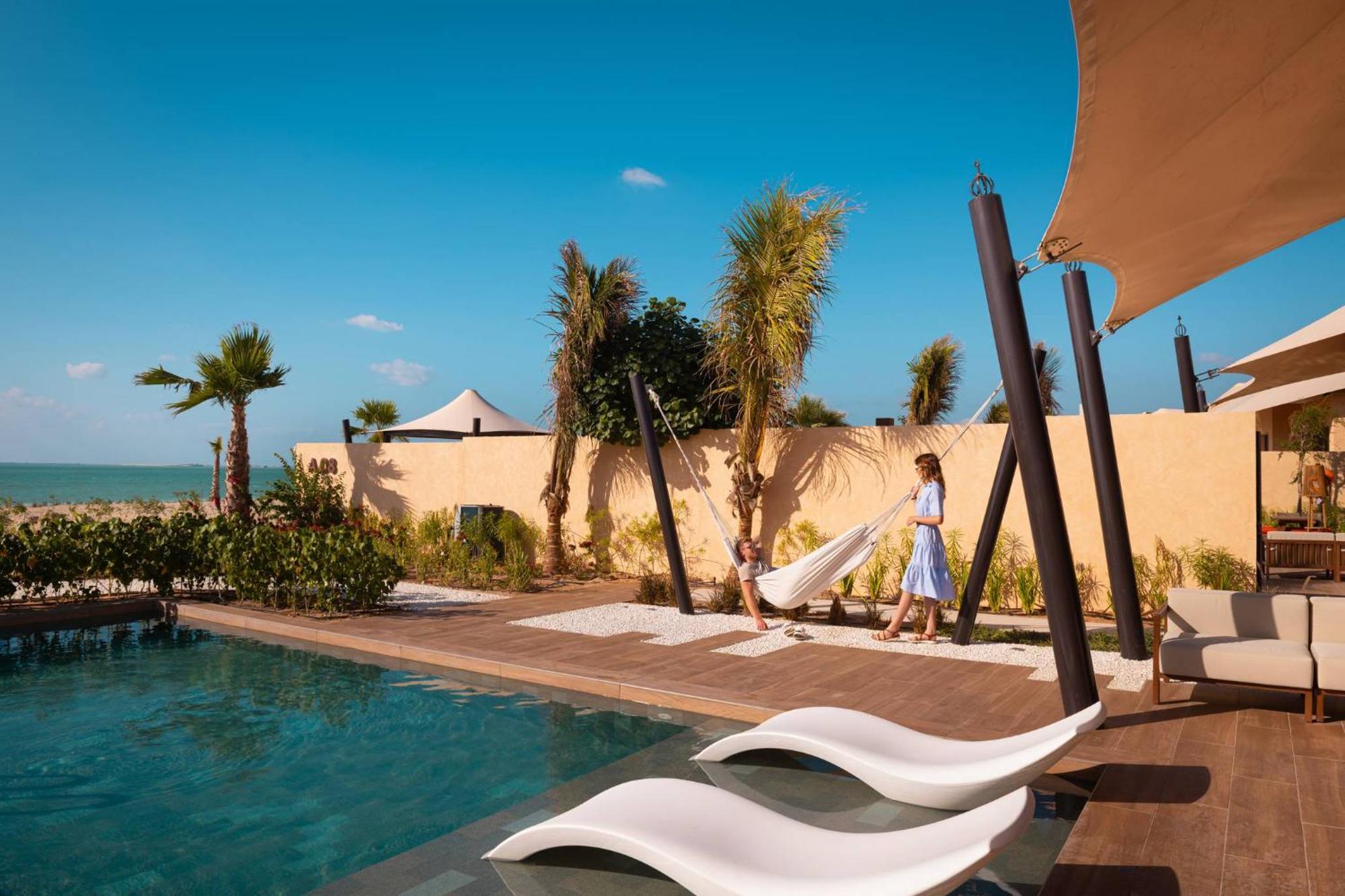 אבו דאבי Bab Al Nojoum Hudayriyat Villas מראה חיצוני תמונה