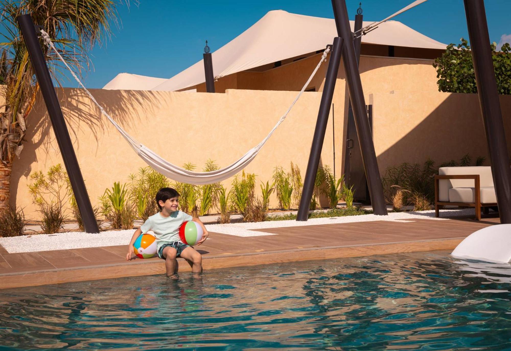 אבו דאבי Bab Al Nojoum Hudayriyat Villas מראה חיצוני תמונה