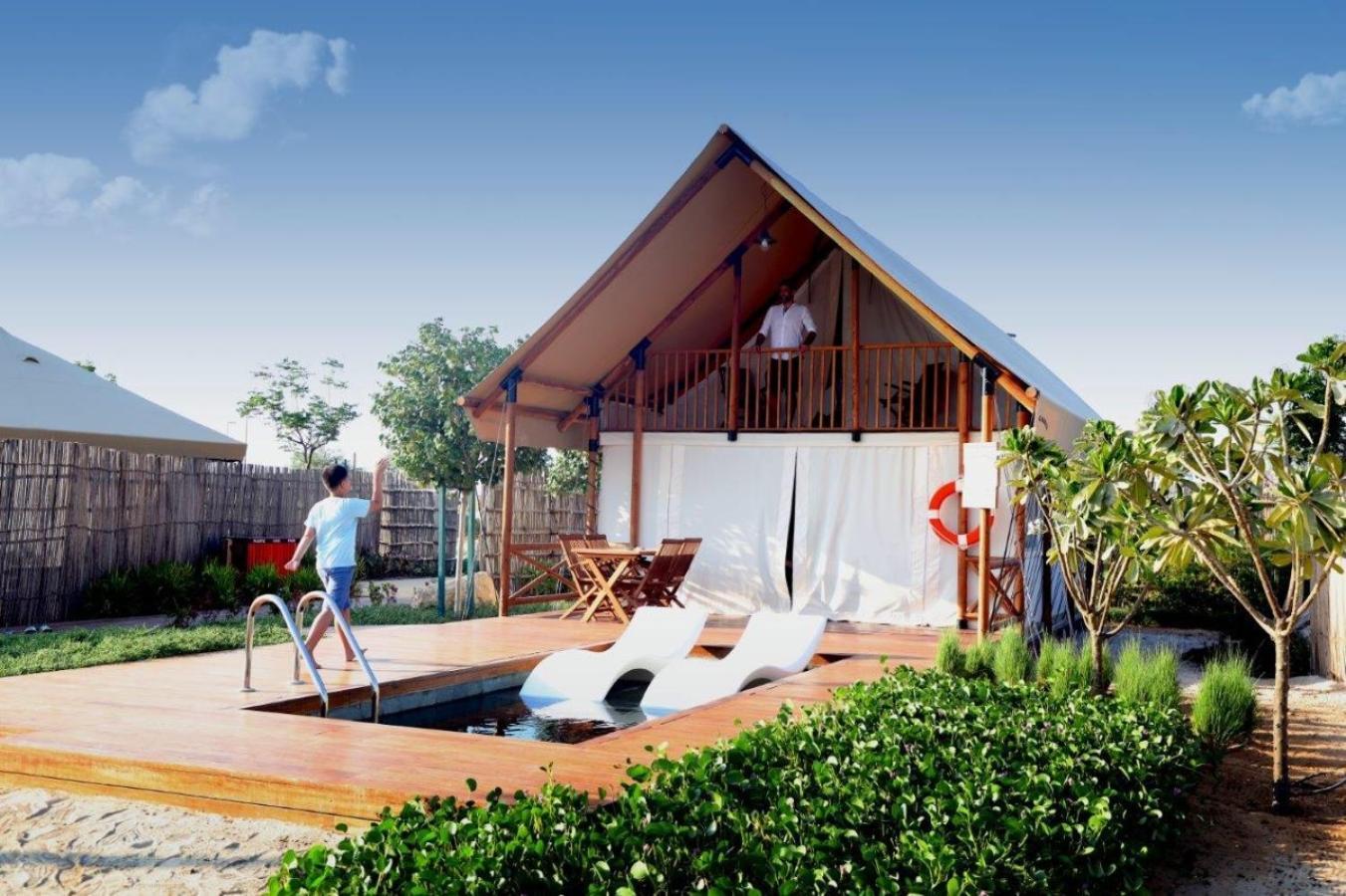 אבו דאבי Bab Al Nojoum Hudayriyat Villas חדר תמונה